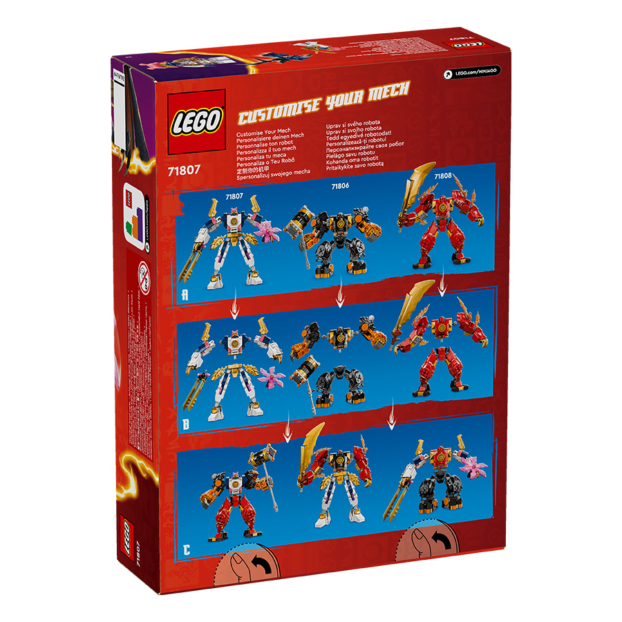 Đồ Chơi Lắp Ráp Chiến Giáp Cơ Khí Của Sora LEGO NINJAGO 71807 (209 chi tiết)
