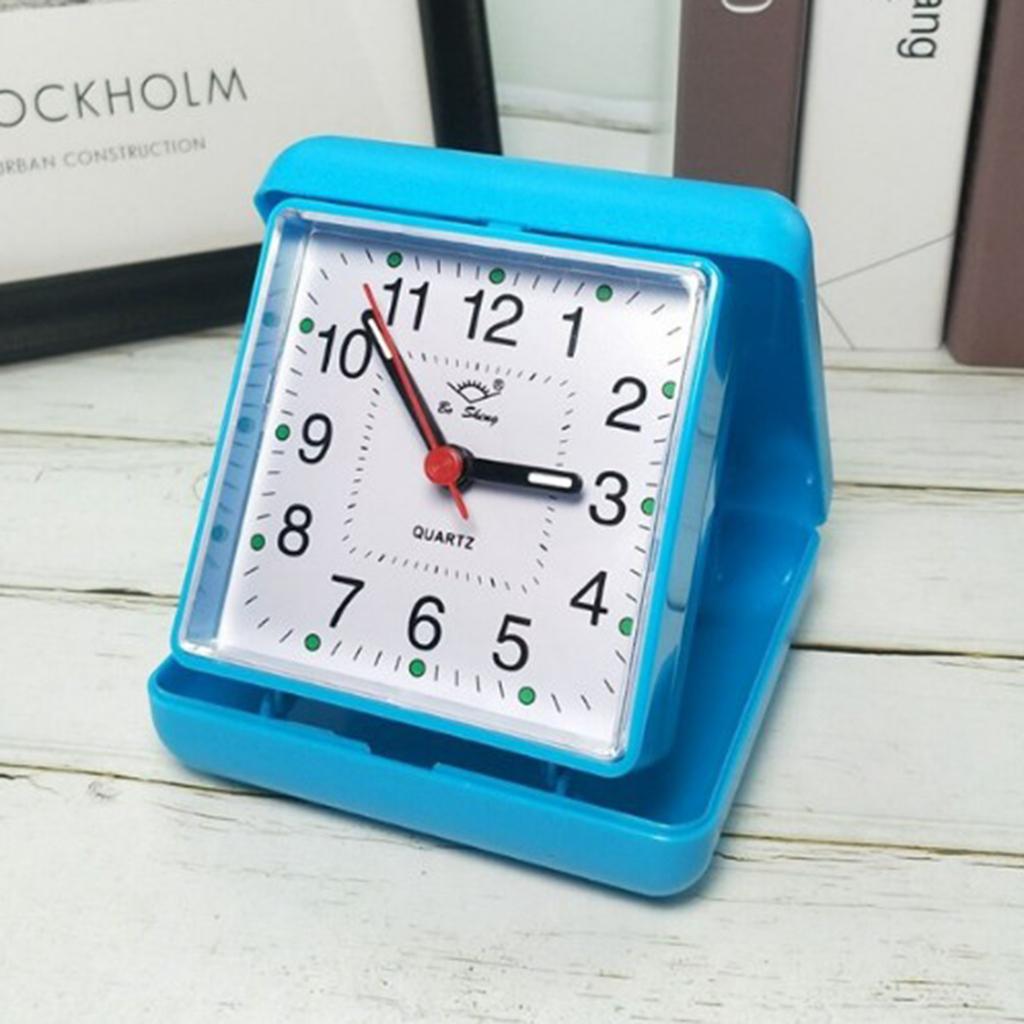 Mini Battery Travel Alarm Clock Classic Simple Square Mini Alarm-Clock