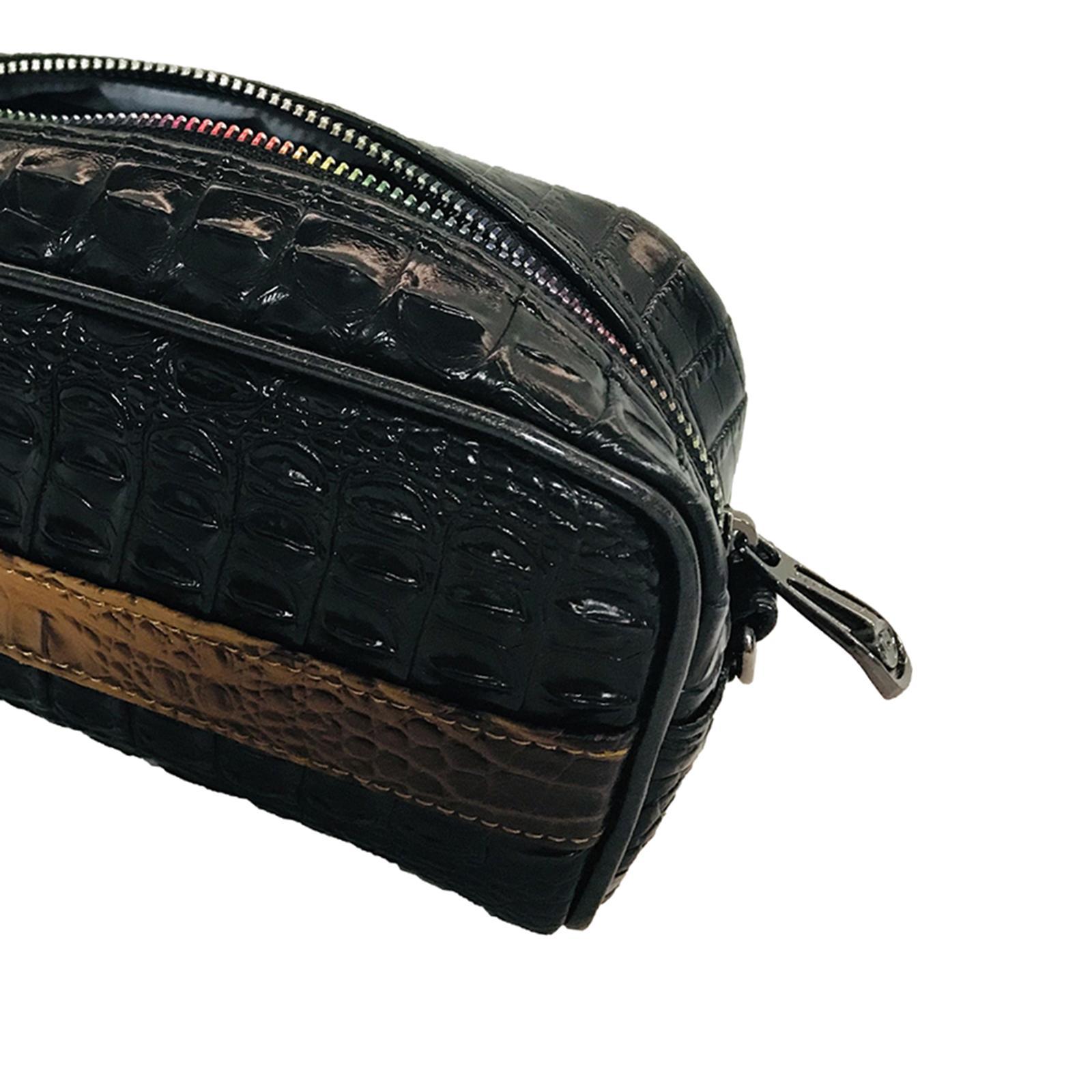 Hellery Men Handbag Mini Carrier Clutch Hand Bag Cards Travel Purse Wallet