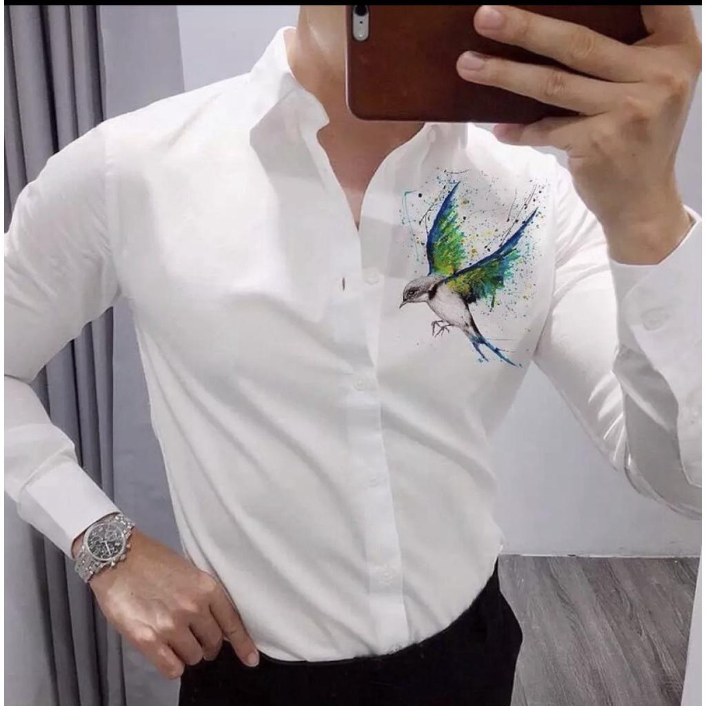 ÁO SƠ MI NAM NỮ THỊNH HÀNH IN HỌA TIẾT SANG TRỌNG CỰC ĐẸP CHO CÁC TÌNH TÌNH IU NGẦU