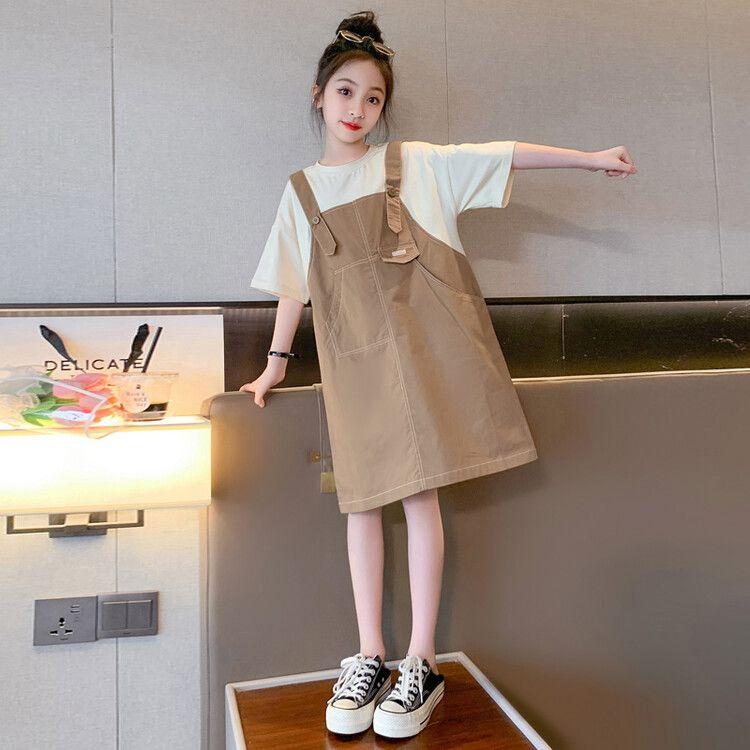 Trang Phục Nữ Bé Lớn Từ 1215 Tuổi Váy Yếm Phong Cách Học Đường Ngọt Ngào  Mùa Hè Cho Học Sinh Cấp Hai Váy Liền Kiểu Tây Cho Học Sinh Cấp Ba 