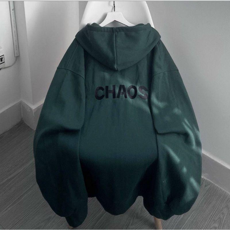 Áo khoác nỉ nữ ulzzang có nón form rộng chống nắng chống lạnh có zip thời trang, mẫu áo hoodie thêu logo
