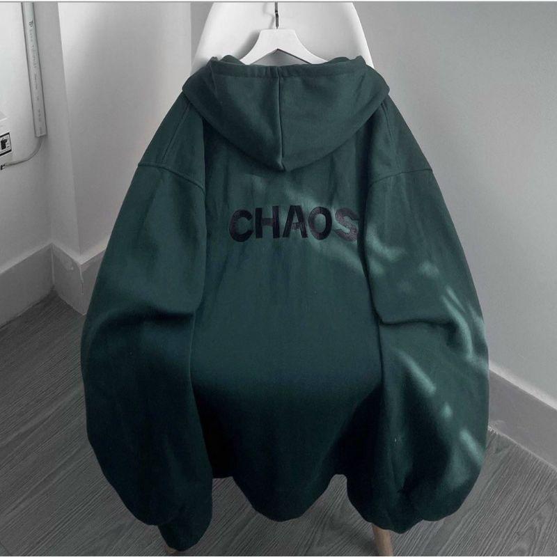 Áo khoác nỉ nữ ulzzang có nón form rộng chống nắng chống lạnh có zip thời trang, mẫu áo hoodie  thêu logo