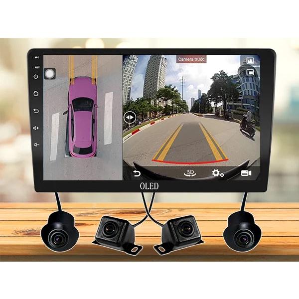Bộ màn hình OLED C1S liền camera 360 cho xe HUYNDAI I10 - camera lùi siêu nét, những phụ kiện cần thiết cho ô tô