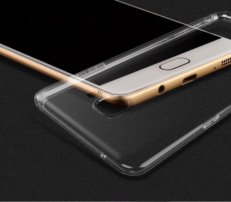 Ốp lưng silicon dẻo trong suốt Loại A cao cấp cho Samsung Galaxy C9 Pro
