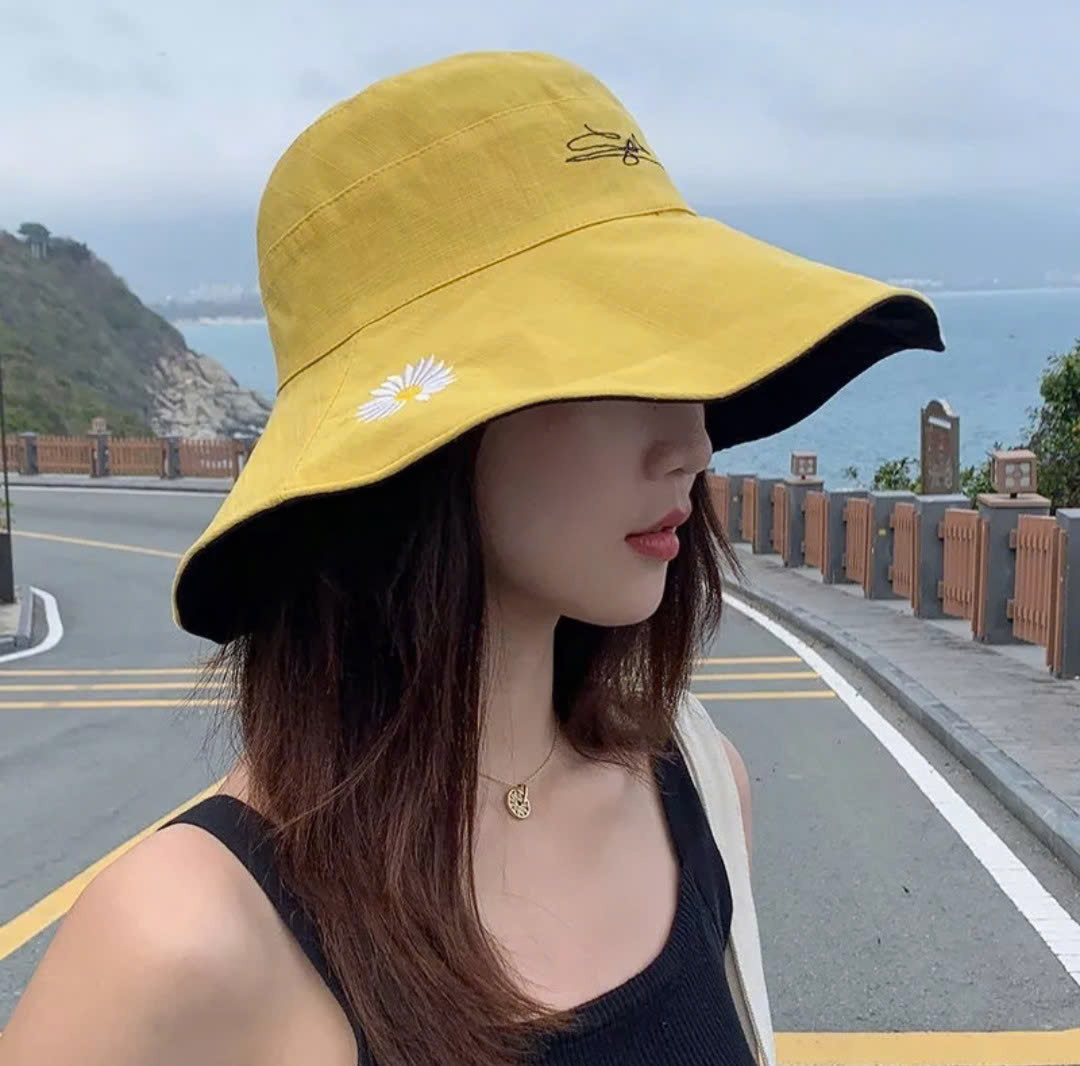 Mũ Chống Nắng Vải Dù Dễ Thương Chất Liệu Bền Đẹp, Thời Trang NÓN CHỐNG NẮNG NỮ