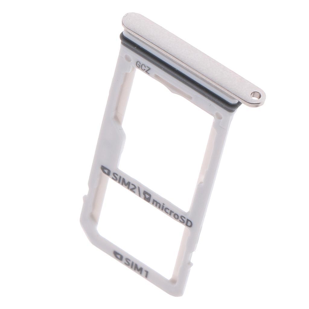 Double  Holder Slot Tray Repair For  S8 S8 Plus Black