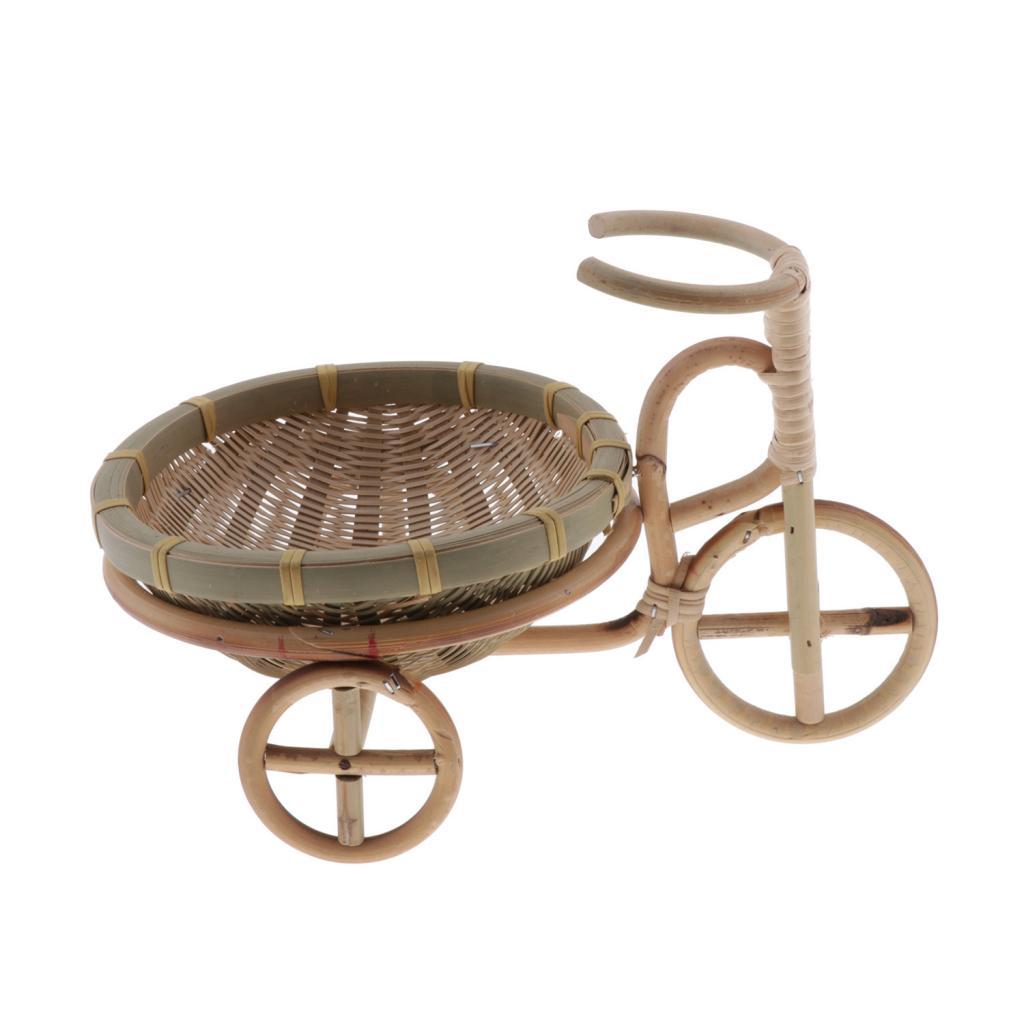 Cute Bamboo Storage Baskets Decoration Triangle Handcrafts for Desktop-01