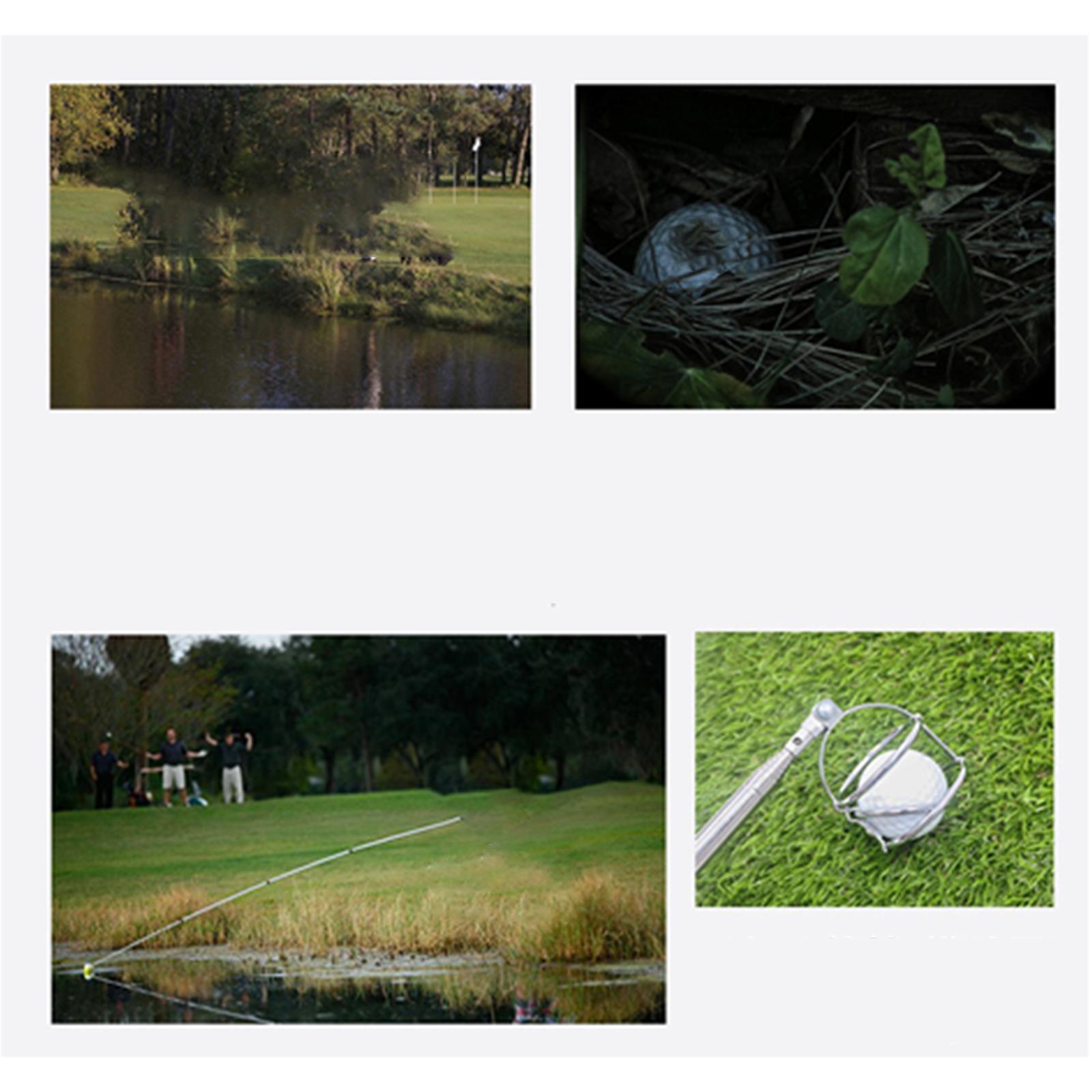 Golf Ball Retriever Stainless Steel Tool Telescopic Training Picker Pick Up