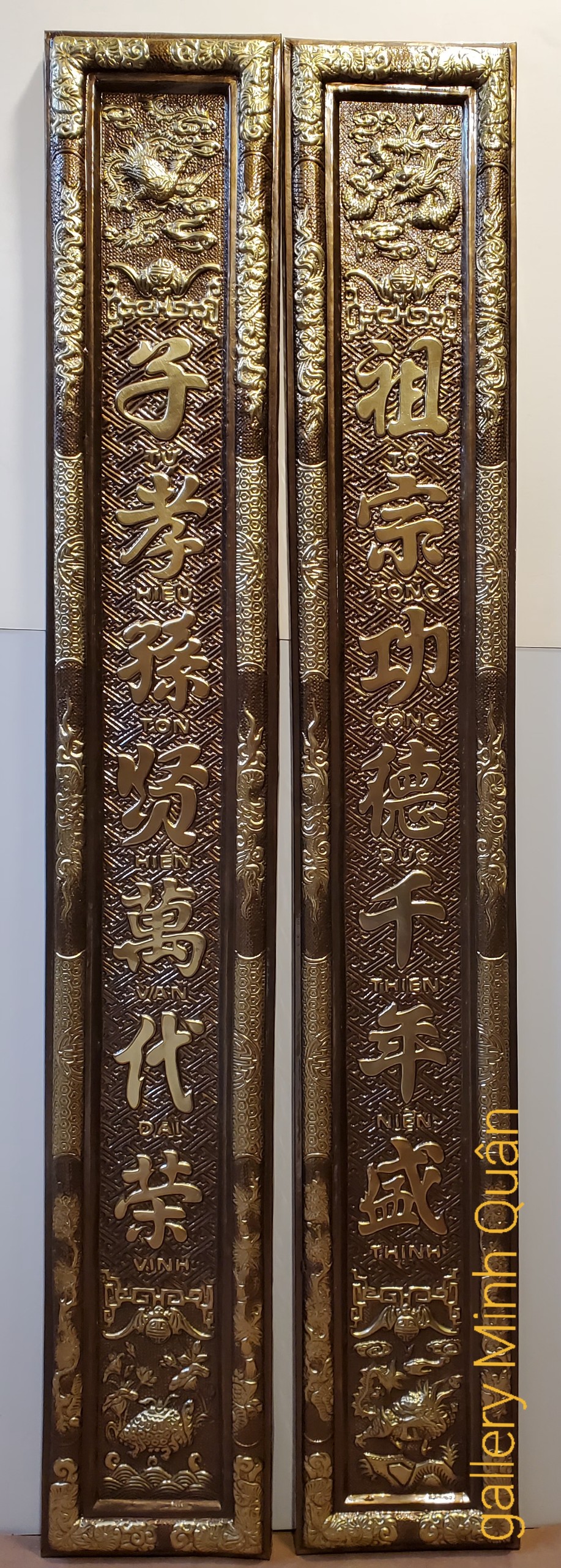 BỘ HOÀNH PHI CÂU ĐỐI THỜ GIA TIÊN