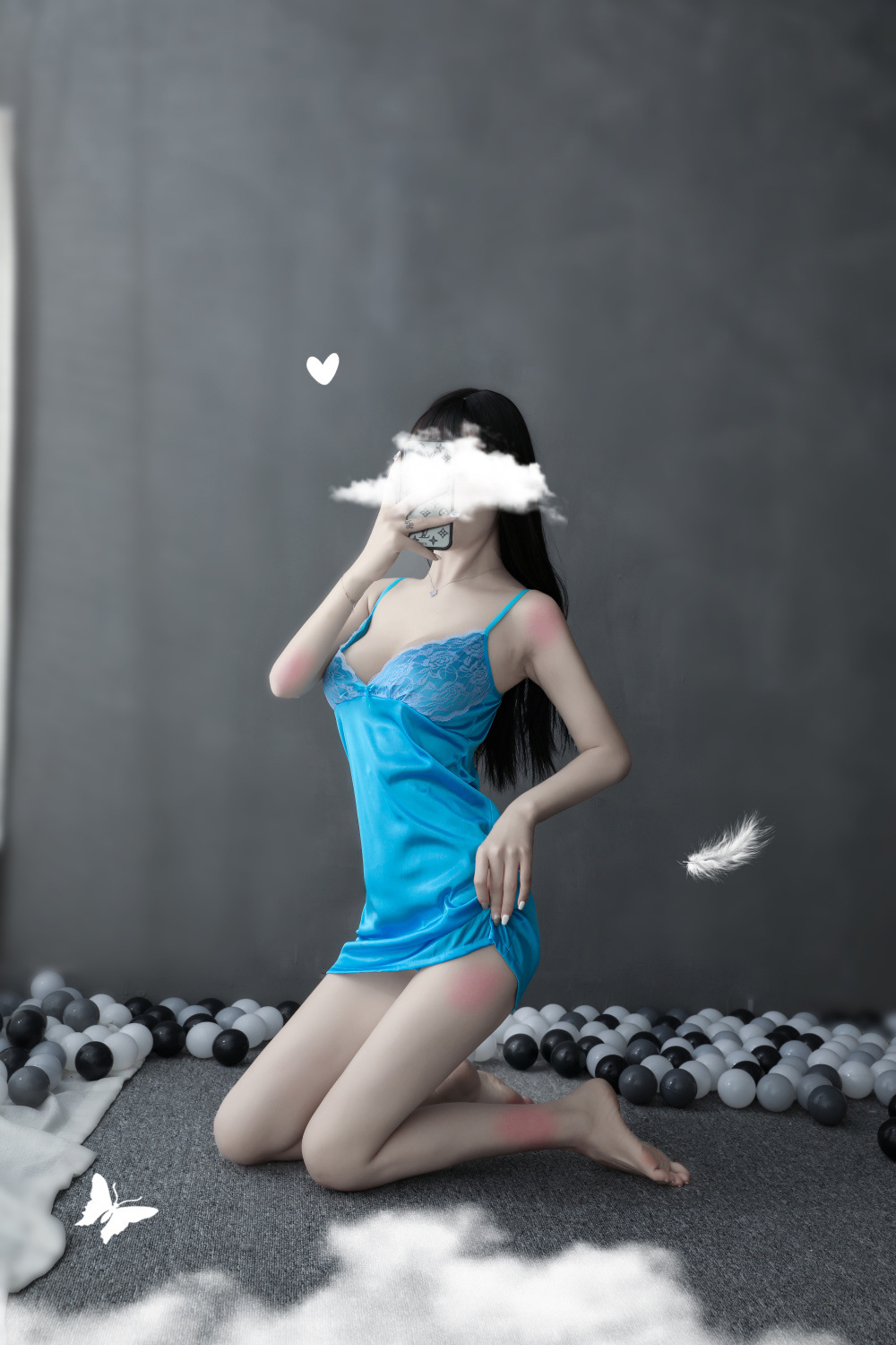 Váy ngủ 2 dây sexy kèm quần lót lọt khe VN11 ( tặng 1 mặt nạ cô nàng bí ẩn), Freesize