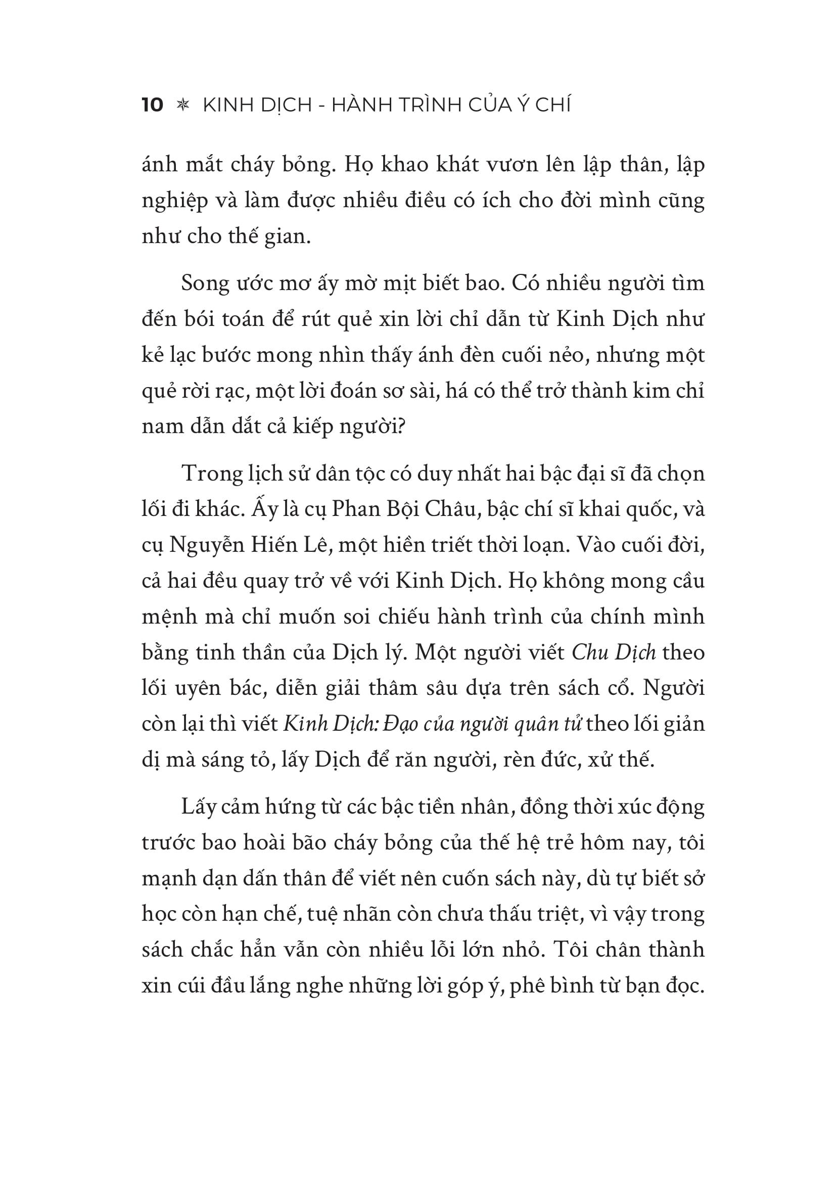 Sách - Kinh Dịch - Hành Trình Của Ý Chí - Con Đường Ý Chí Của Kẻ Khởi Nghiệp Từ Khởi Nguyên Đến Khi Thành Tựu