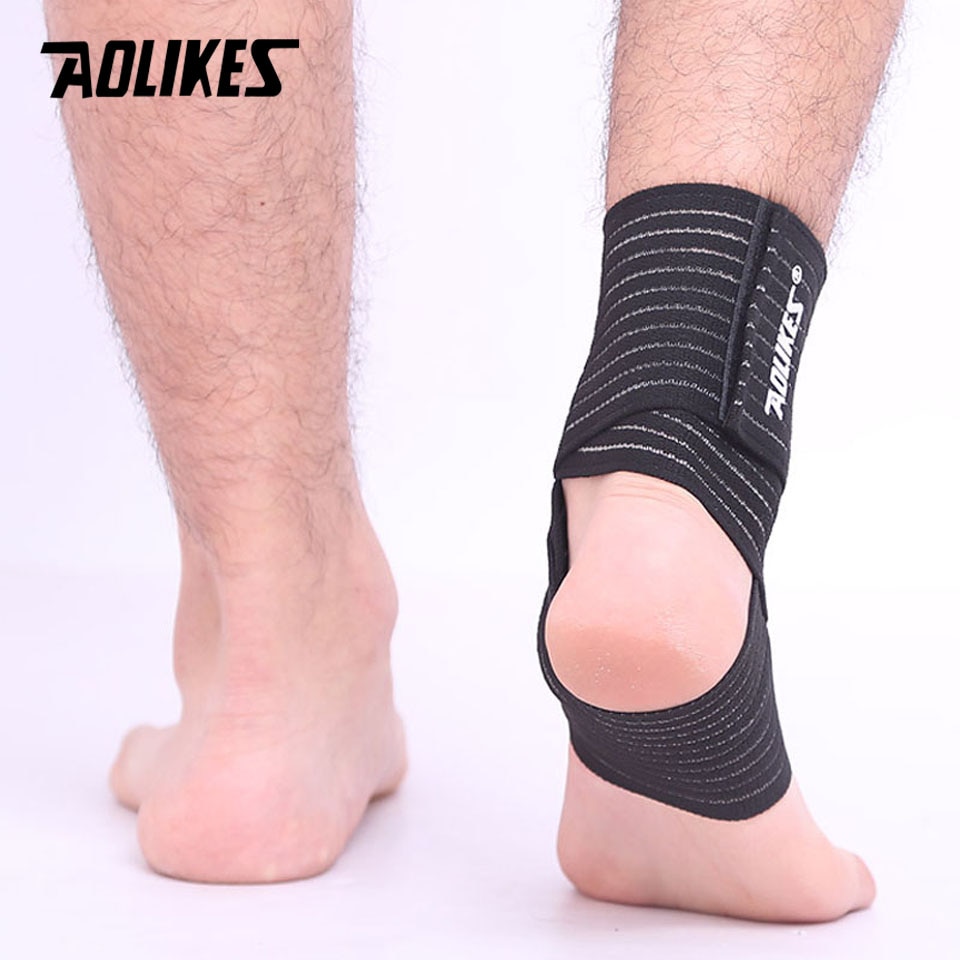 Bộ 2 băng quấn mắt cá chân bảo vệ khớp cổ chân thể thao Sport Ankle Support AOLIKES YE-1520