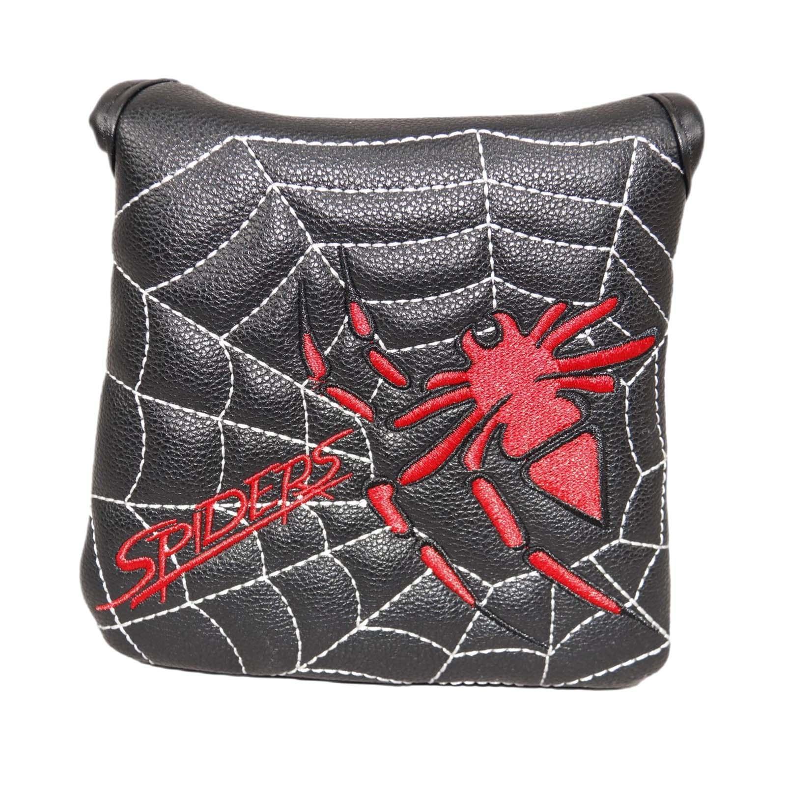 Golf Mallet Putter Head Cover PU Leather Plush Inner Lining Protection Guard