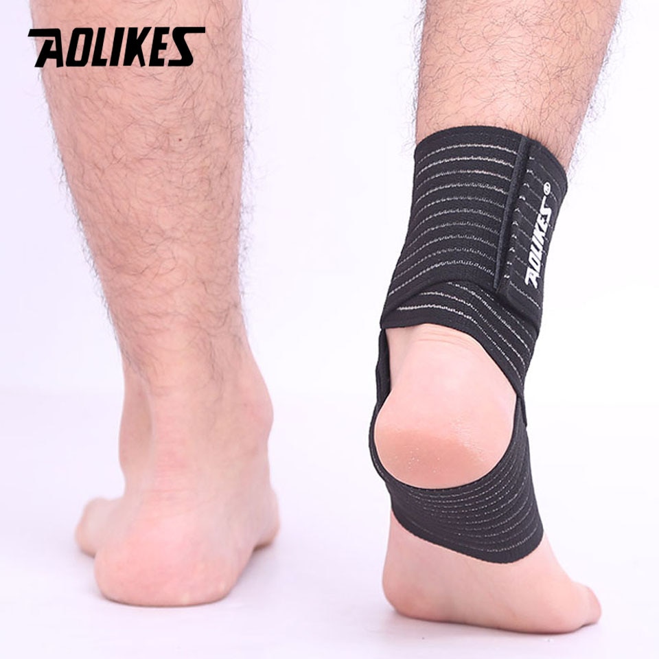 Bộ 2 Băng Quấn Cổ Chân Đàn Hồi Hỗ Trợ Bảo Vệ Mắt Cá Chân Khi Chơi Thể Thao Sport Ankle Support AOLIKES YE-1520