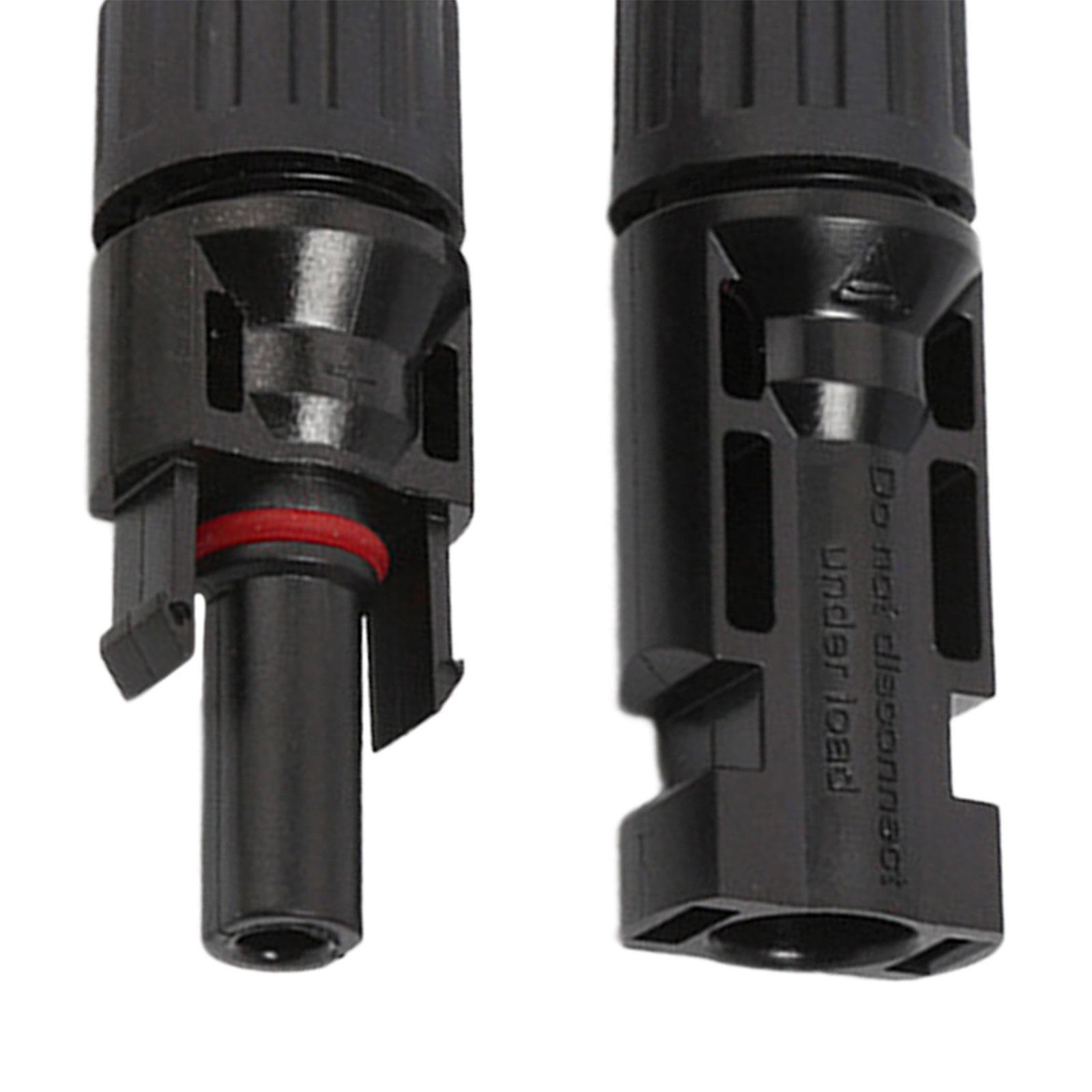 2Pcs Solar Panel Connectors 30A Waterproof IP67 Solar Panel Cable Connectors