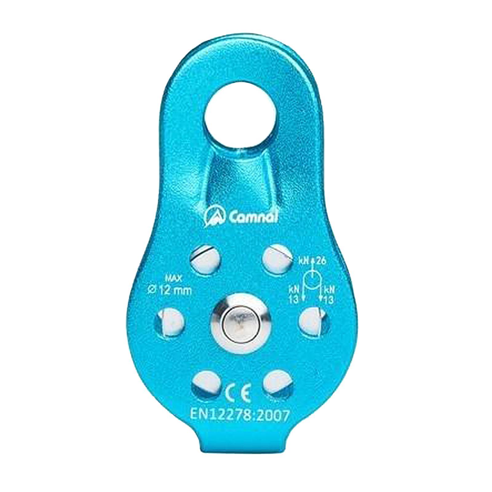 Outdoor Caving Lifting Rock Climbing Fixed Rope Pulley Equipment 26KN .