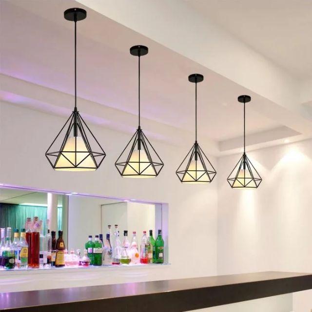 Đèn thả kim cương pendant lamp đèn thả phi 250