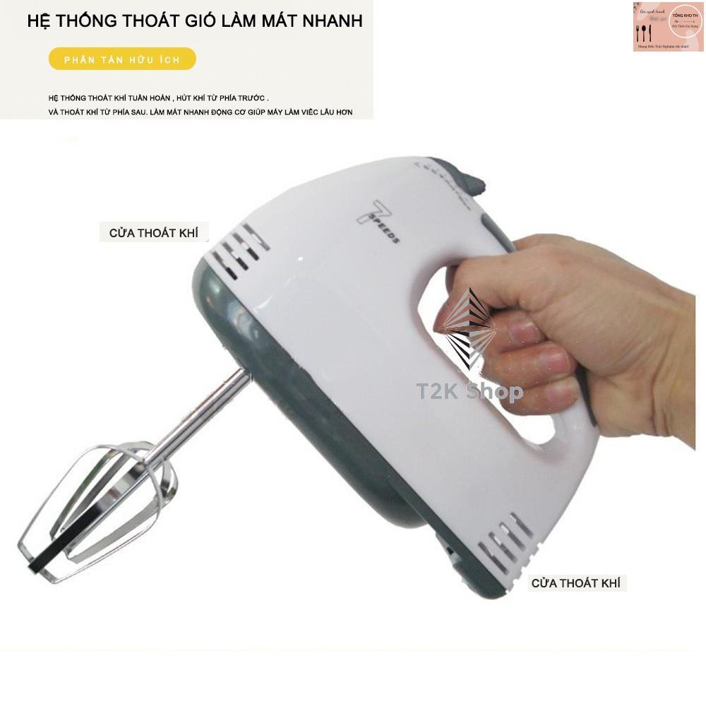 Máy đánh trứng cầm tay mini hoạt động êm ái,  Máy Đánh Trứng bear 7 Tốc Độ Cao Cấp, Dụng cụ đánh trứng, đảo bột