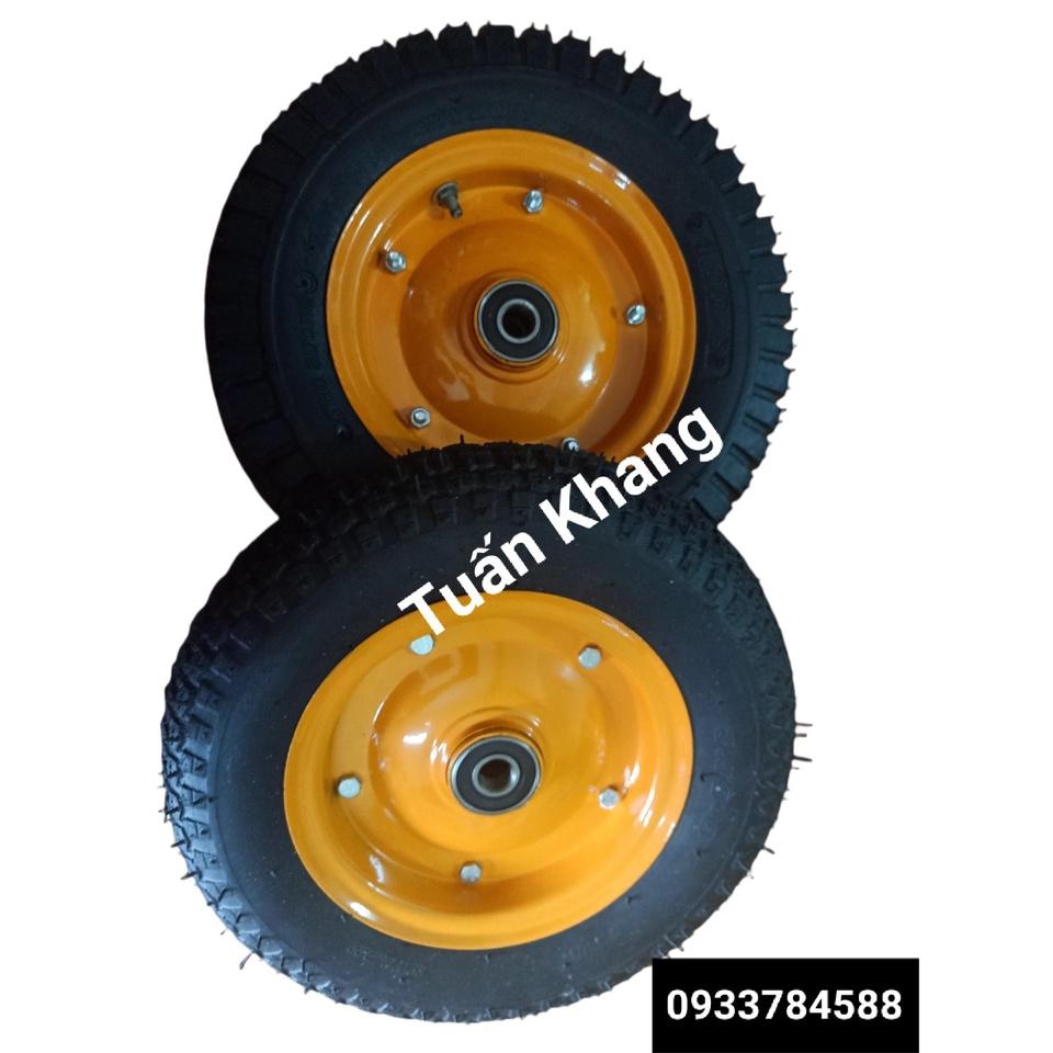 Bánh xe rùa, xe đẩy hàng mã 350-8/ 400-8  bánh bơm hơi