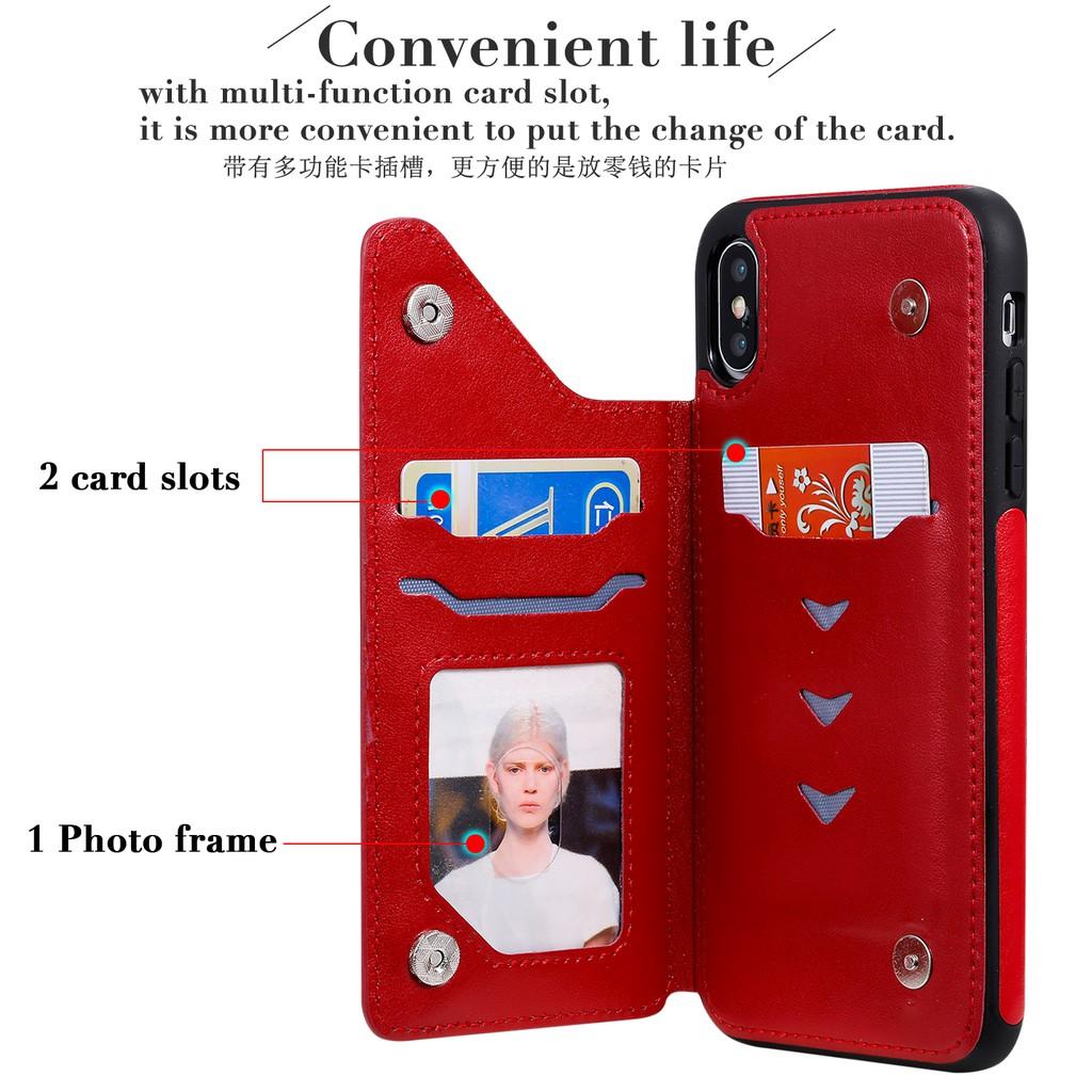 Bao Da Nắp Gập Có Ngăn Đựng Thẻ In Hình Bướm 3d Cho Iphone X Xs Max Xr