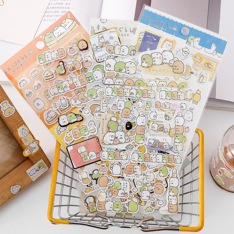 Sticker Molang (Kawaii) cute dán trang trí phong cách Nhật Bản