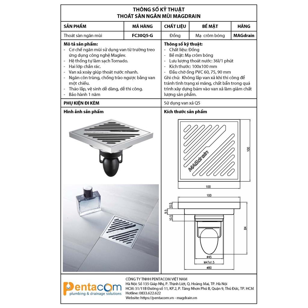 THOÁT SÀN NGĂN MÙI MAGDRAIN FC30Q5-G