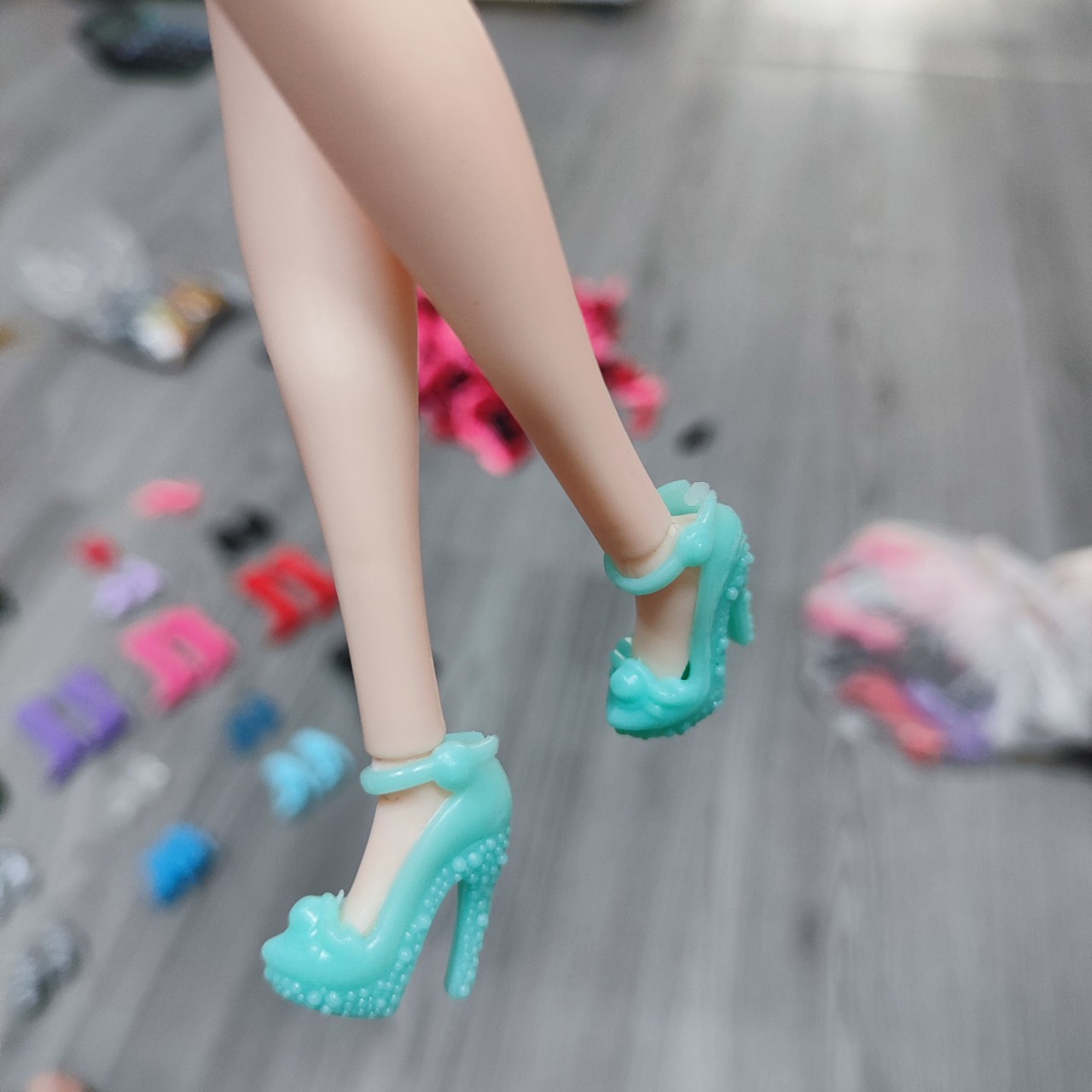 Giày búp bê barbie nhựa 30cm về nhiều kiểu xinh