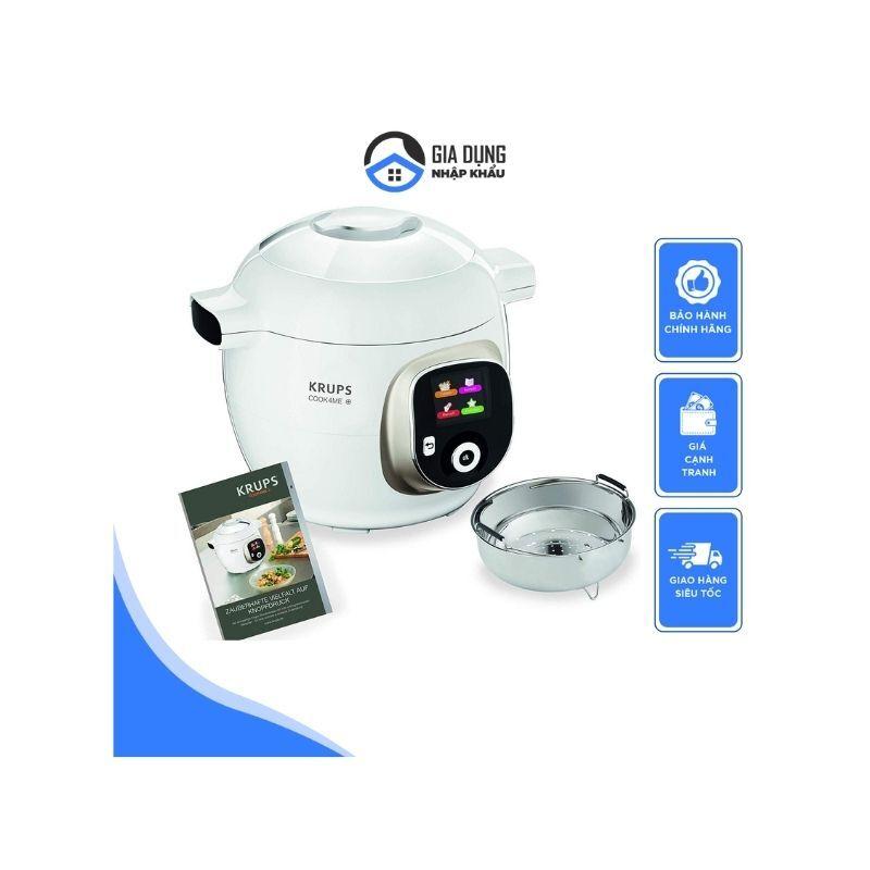 Nồi Cơm Điện Đa Năng Krups Cook4me, Dung Tích 6L, Nồi Cơm Điện Tử, 6 Chương Trình Nấu, Khóa Và Hẹn Giờ, Nhập Đức