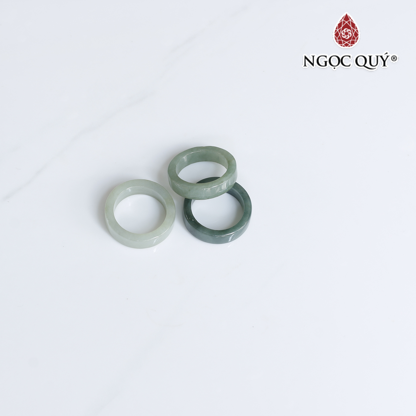 Nhẫn cẩm thạch nước ngọc mệnh hỏa, mộc - Ngọc Quý Gemstones