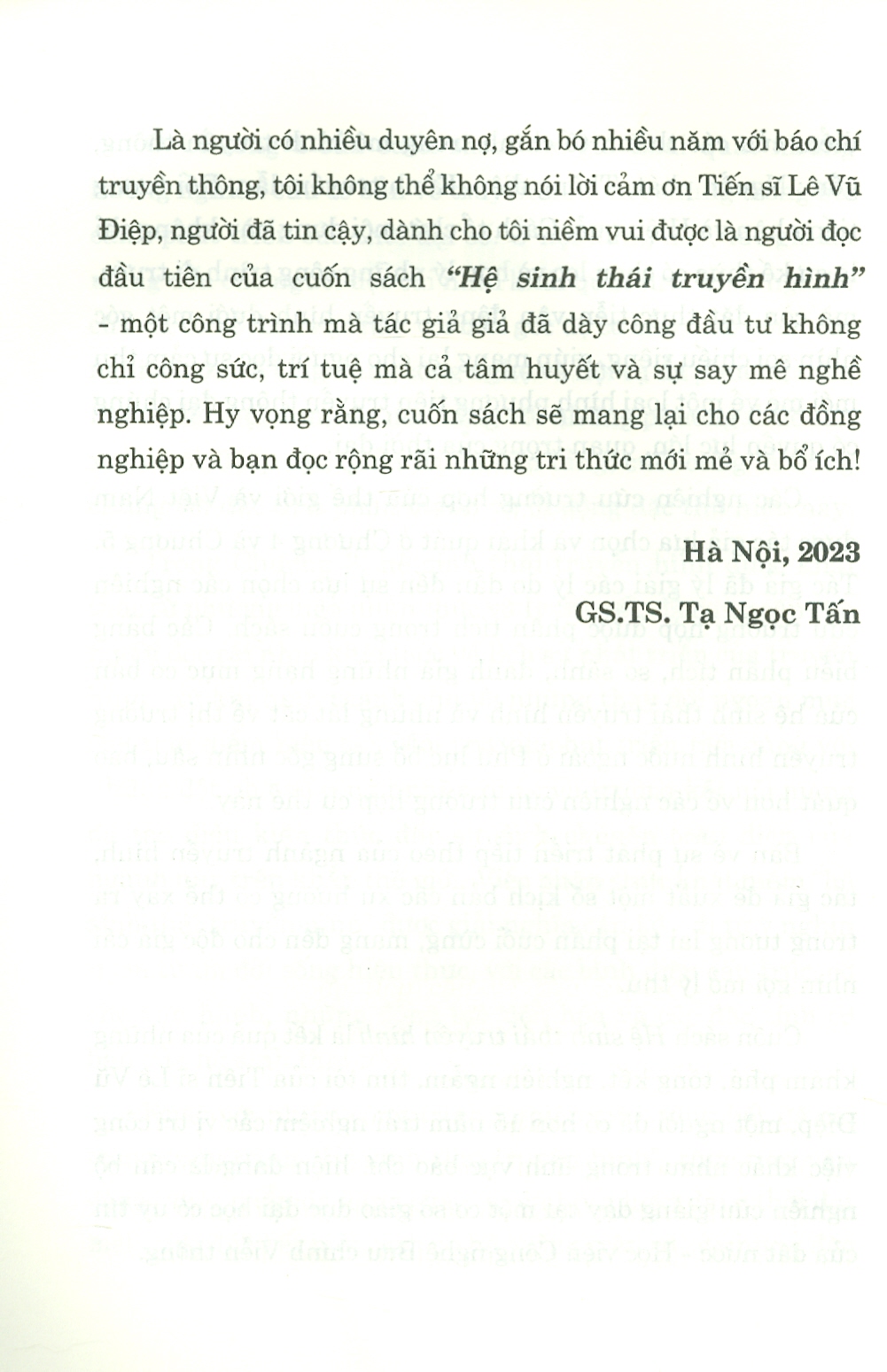 Hệ Sinh Thái Truyền Hình