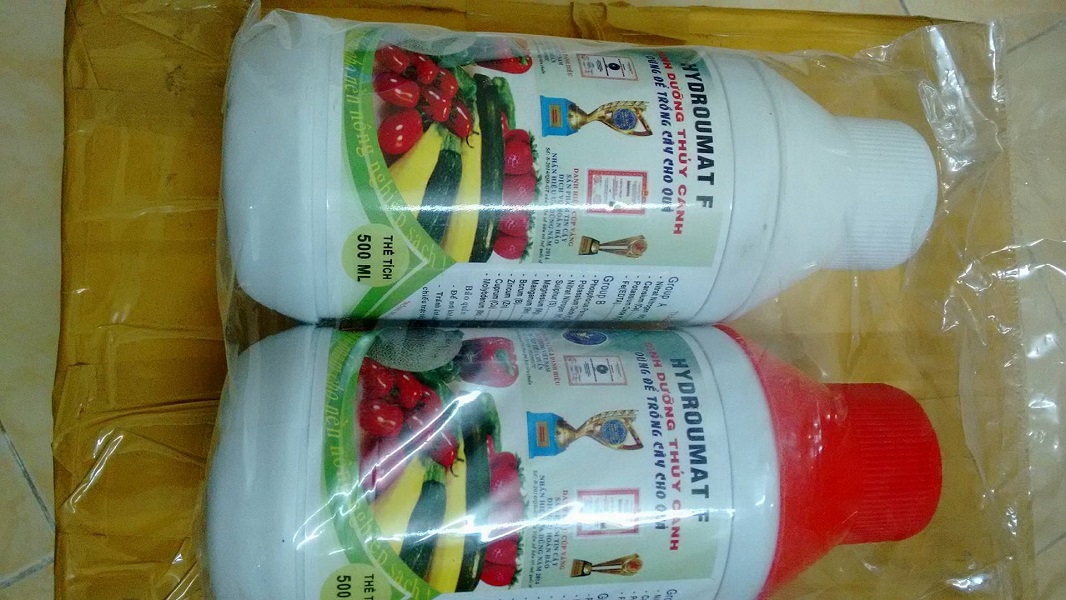 THÙNG 3 CẶP DUNG DỊCH THỦY CANH CHO CÂY ĂN QUẢ HYDROUMAT F