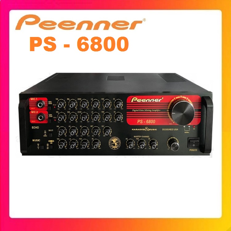 Amply Karaoke Gia đình PEENNER PS 6800 - Hàng chính hãng