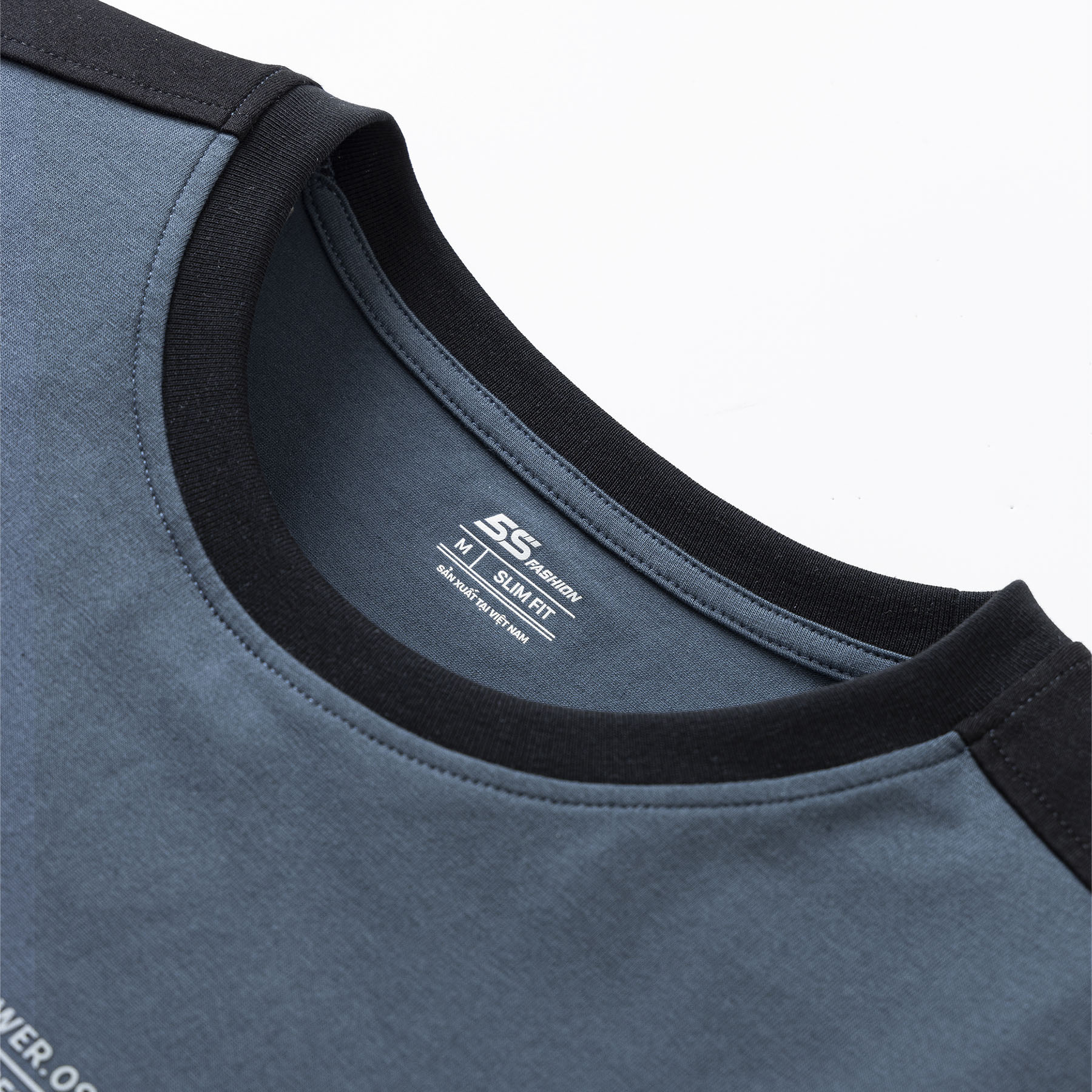 Áo Thun Nam Ngắn Tay Cotton 5S FASHION Tay Raglan Phối Màu Trẻ Trung (ATS24017)