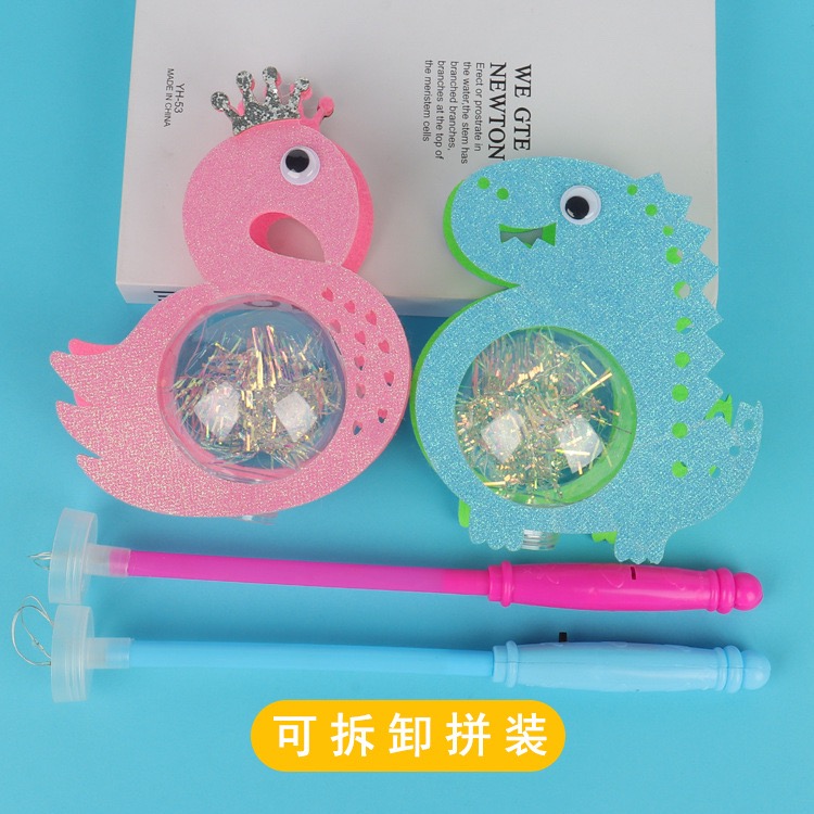 Đèn lồng trung thu hình thú, gậy cầm tay phát sáng, quà trung thu cho bé yêu