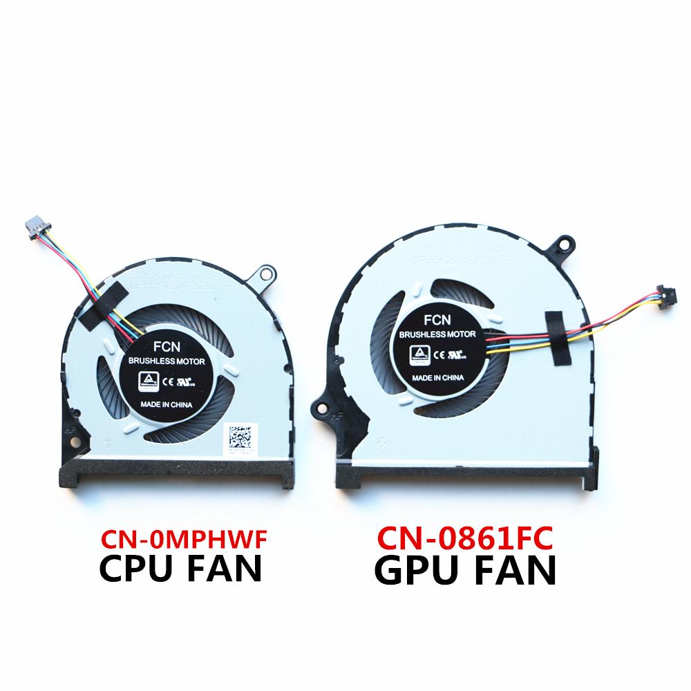 CN-0MPHWF CN-0861FC Cho DE , L.L INSPIRON Quạt Làm Mát CPU & GPU Máy Tính Xách Tay 7590 7591 P83F