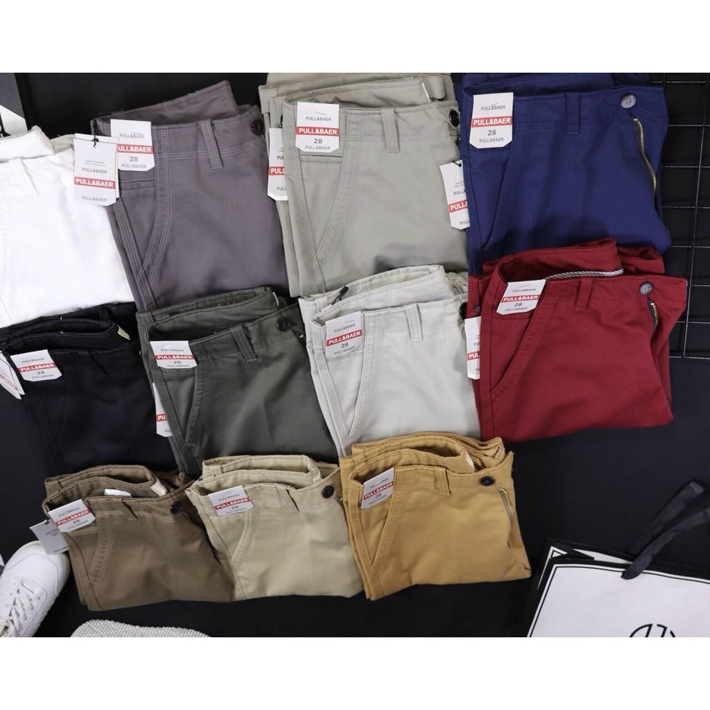 Quần short nam vải kaki xuất khẩu cao cấp ,nhiều màu FREESIZE - Q011