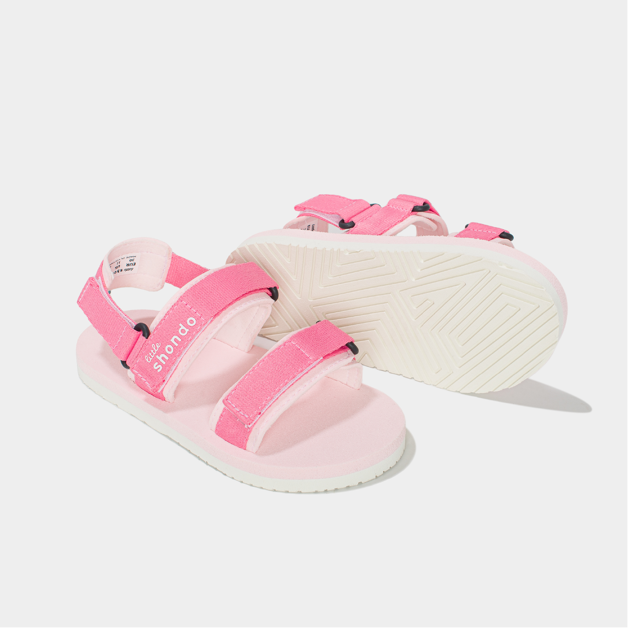 Giày Trẻ Em Shondo Sandals Little Trắng Hồng LIT7070