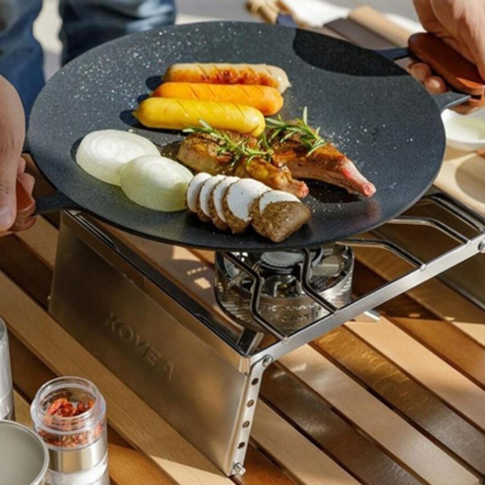 Chảo nướng đá không dầu Hàn Quốc ,chảo nướng thịt BBQ chống dính dùng được cho mọi loại bếp, chất liệu cao cấp