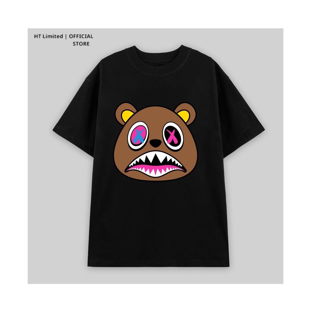 Áo thun thiết kế Unisex họa tiết zombie bear basic local brand, Cotton Cao Cấp 100%