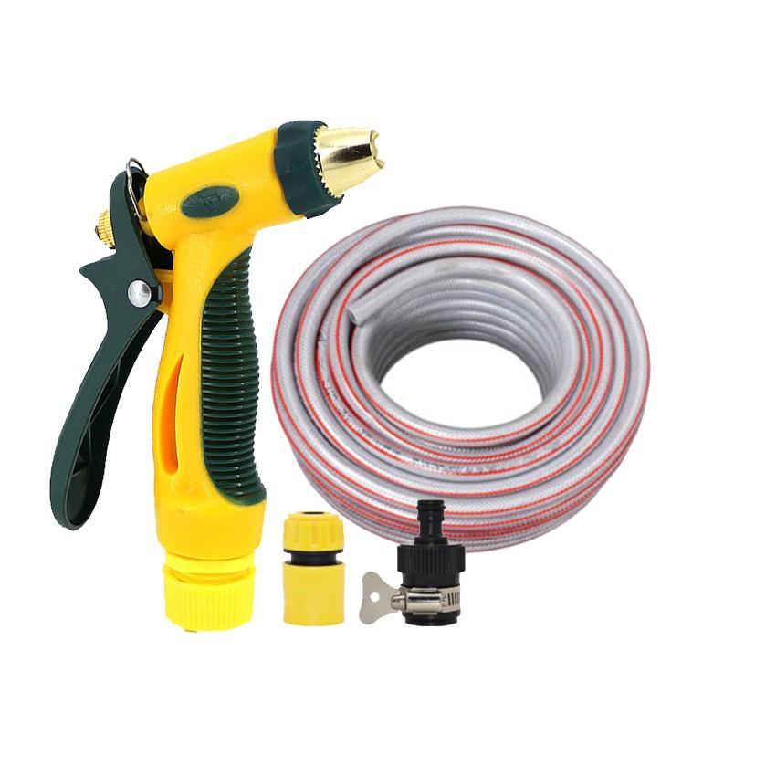 Bộ dây vòi xịt nước rửa xe,tưới cây tăng áp 3 lần 3-5m 206317