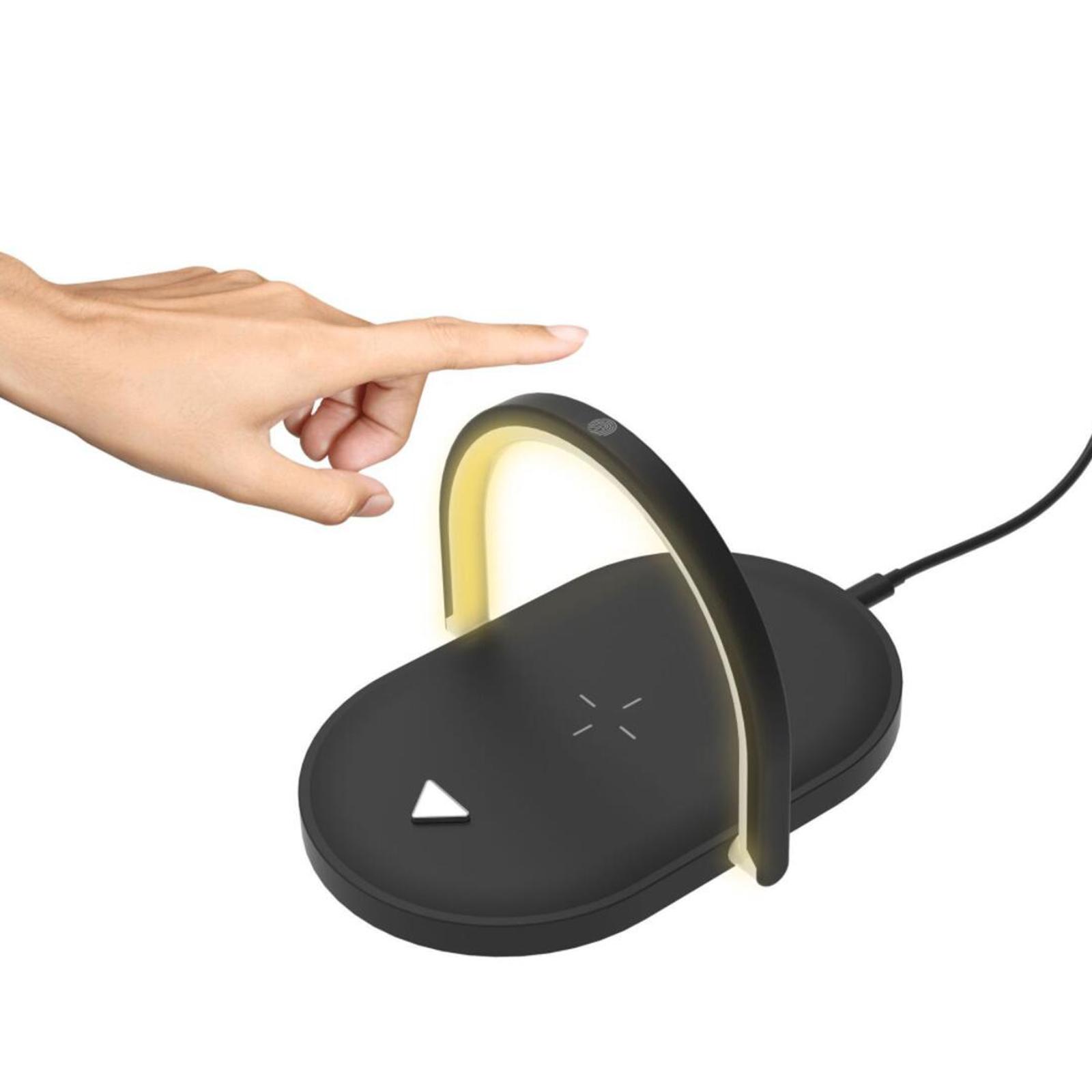 LED Desk Table Lamp 10W QI Wireless Phone Charger Reading Study Light