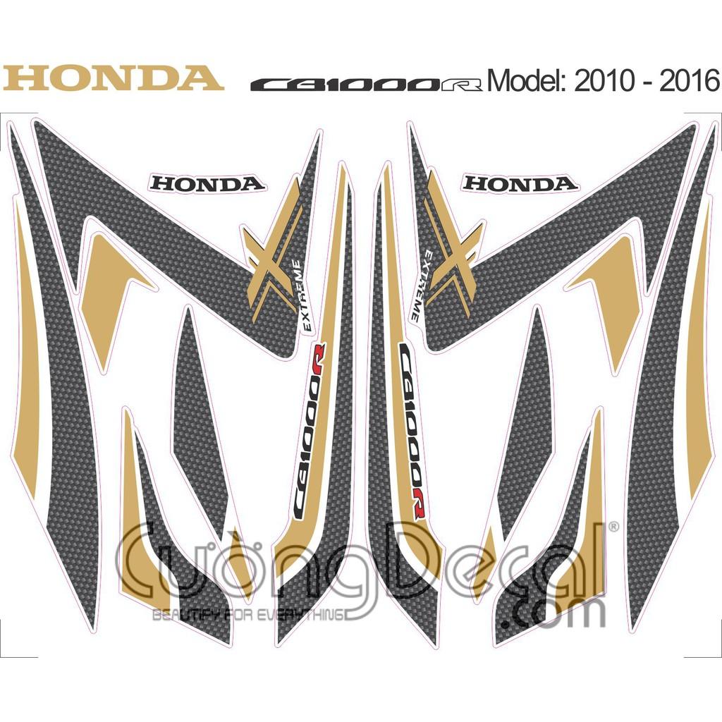 Bộ Decal Sticker xe mô tô PKL Honda CB 1000R