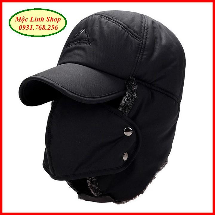 Mũ trùm đầu nam Supplex Outdoor cực ấm có lưỡi trai