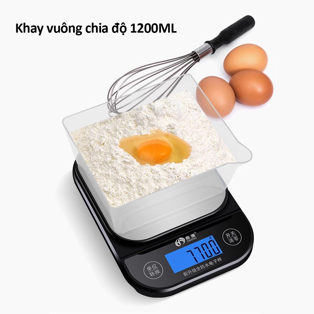 Cân điện tử nhà bếp chống thấm nước và có thể sạc USB- K1668