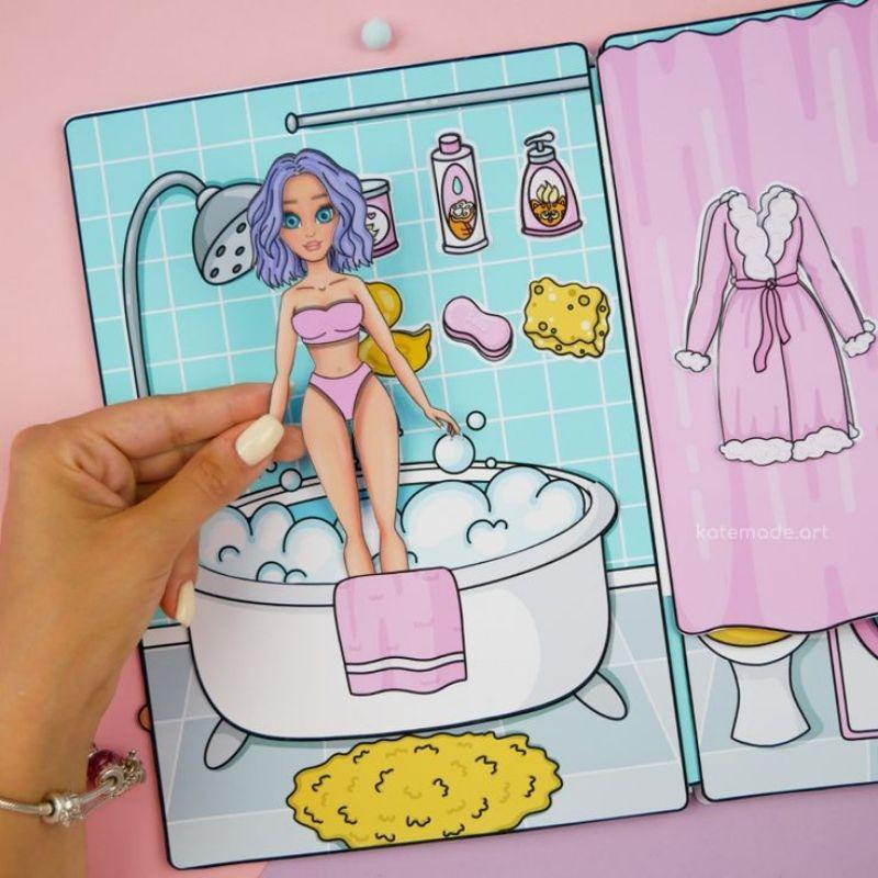 NHÀ CHO BÚP BÊ GIẤY 3 ( NHÀ CỦA MÈO HOLLY)