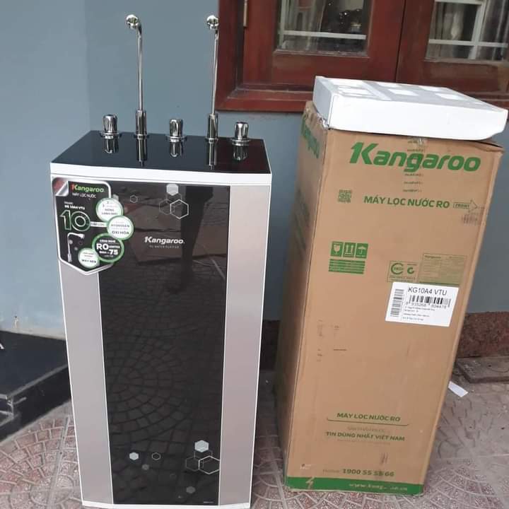Máy lọc nước R.O nóng nguội lạnh Hydrogen Kangaroo KG10A4VTU 10 lõi - Hàng chính hãng