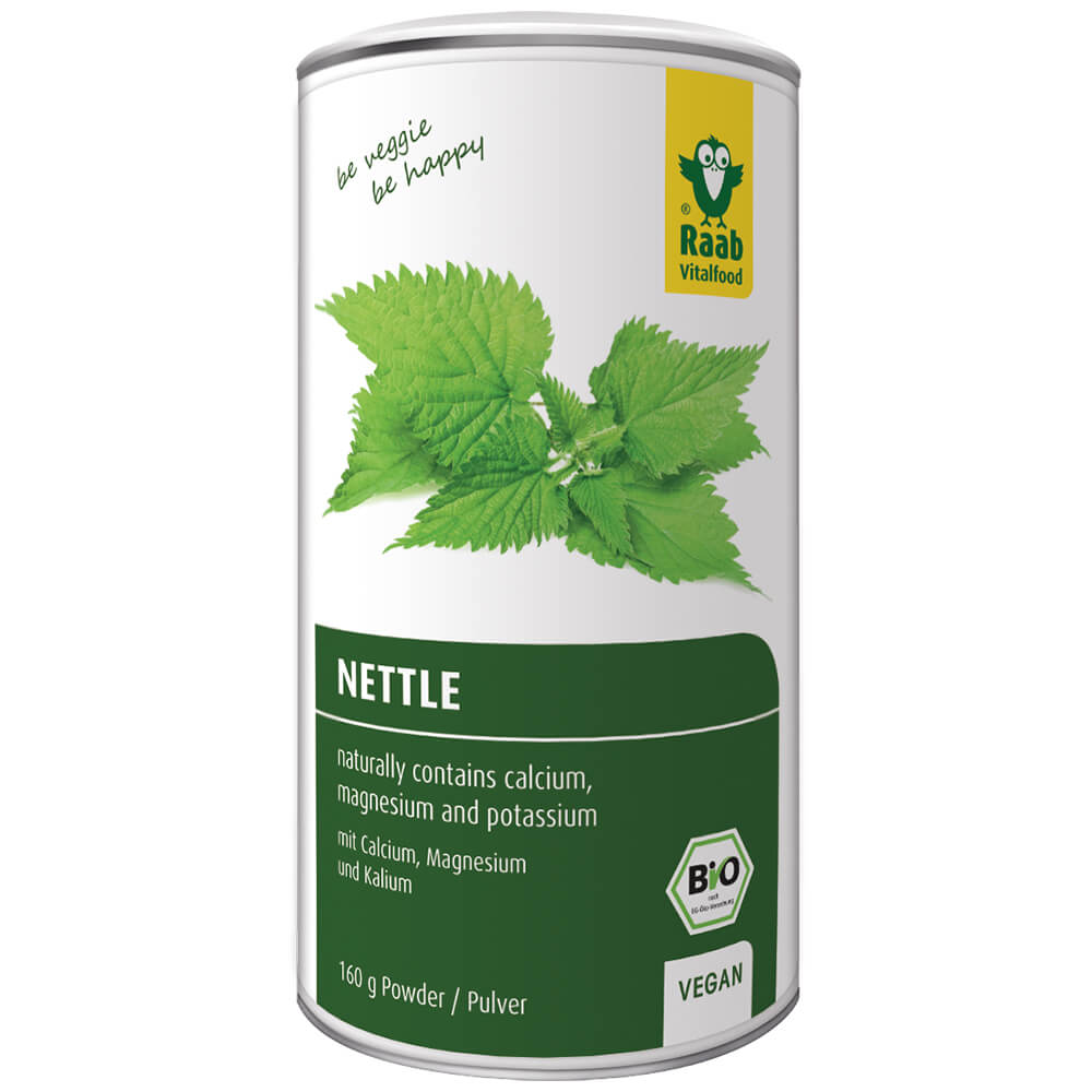 Bột lá cây tầm ma hữu cơ Raab Organic Nettle Powder 160g