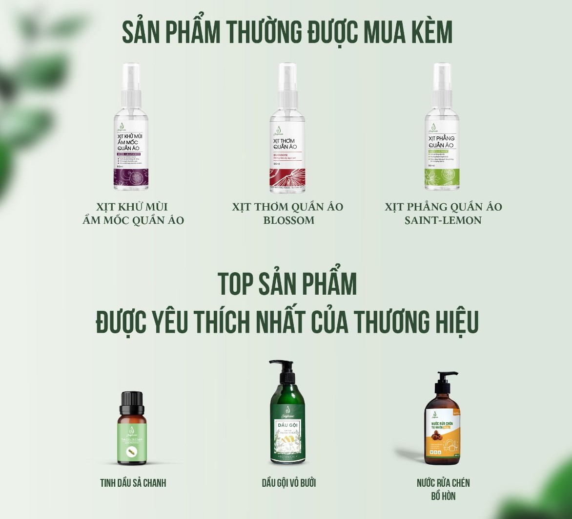 Xịt thơm quần áo Gỗ Hồng JULYHOUSE 20ml làm phẳng cấp tốc, hương thơm dịu nhẹ