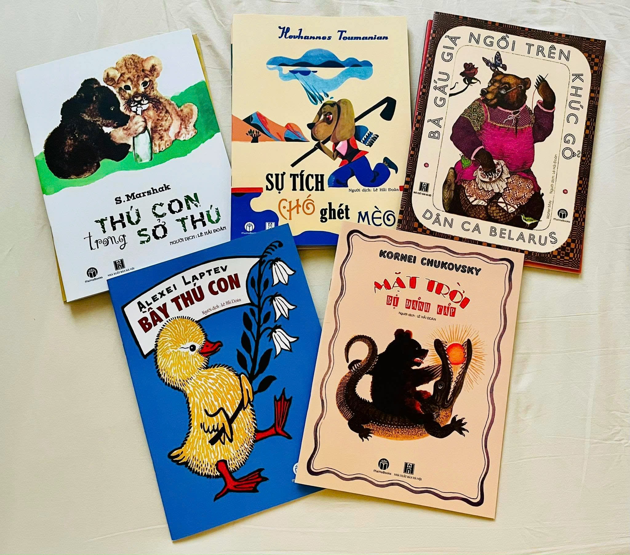 [Giải cứu sách] BỘ SÁCH THIẾU NHI DÂN GIAN NGA 12 CUỐN – Mai Hà Books